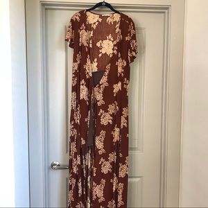 Maxi wrap dress